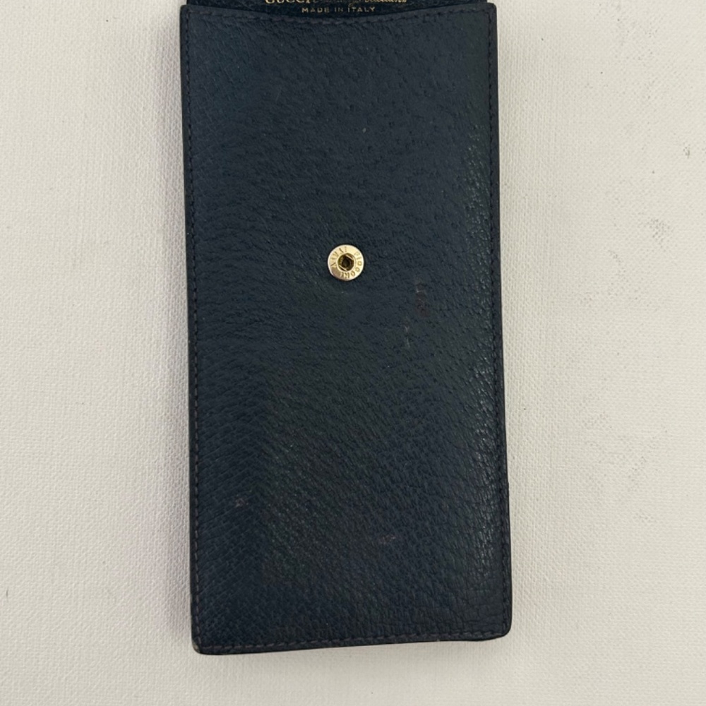 Vintage Gucci Glasses, Sunglass or Cigarette Case Blue GG Supreme Sherry Line - Picture 10 of 14